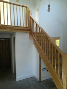 wooden staircase