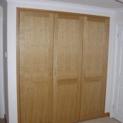 wooden wardrobe